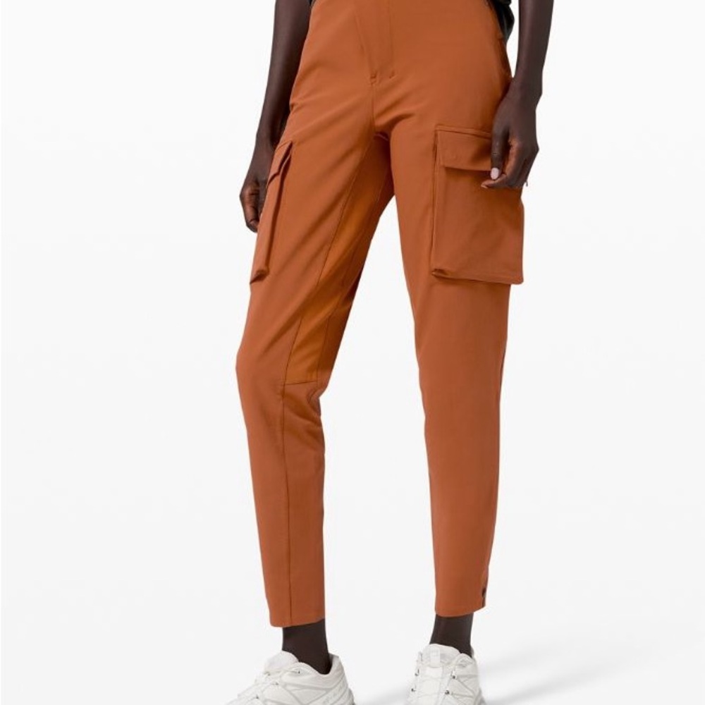 Lululemon Lab Women's Cargo Pants in Rust